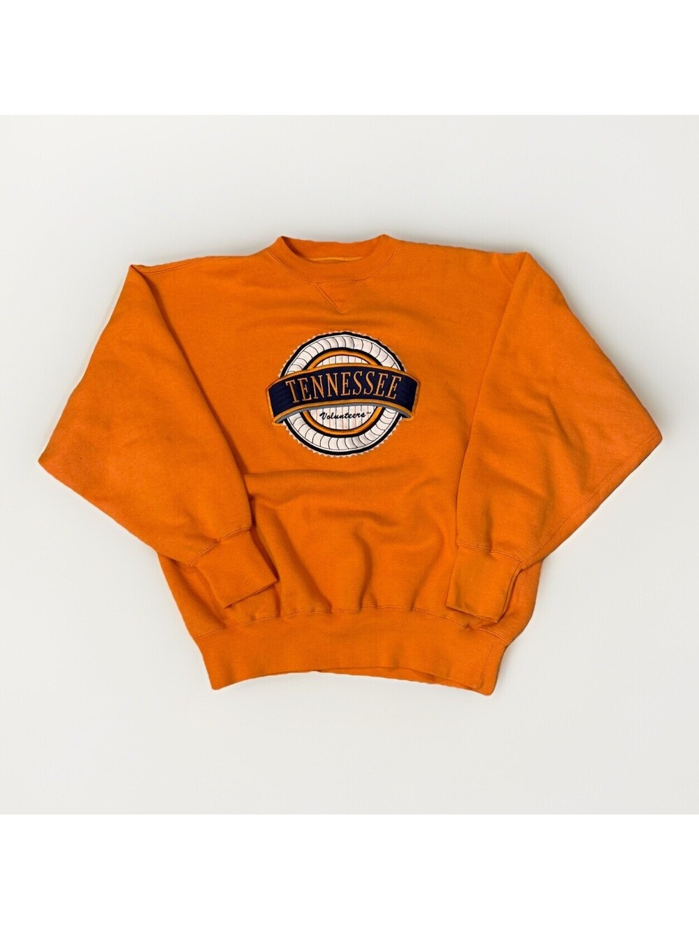 Vintage 90s Tennessee Volunteers Sweatshirt Mens L pullover Crewneck Vols Orange